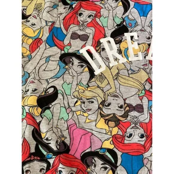 Disney Princesses Royal Dreamer Colorful Graphic Women's Crew Neck Sweater M - Picture 4 of 7